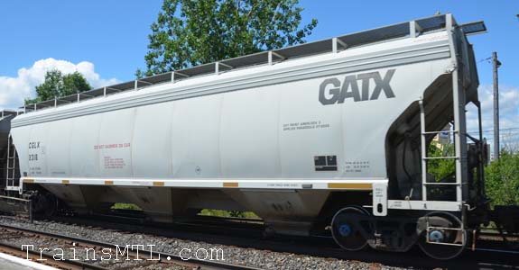 Car/wagon CGLX2318 left side / coté gauche